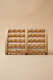 Træ-Fodmassager – Bambus Reflexology Roller | Velour